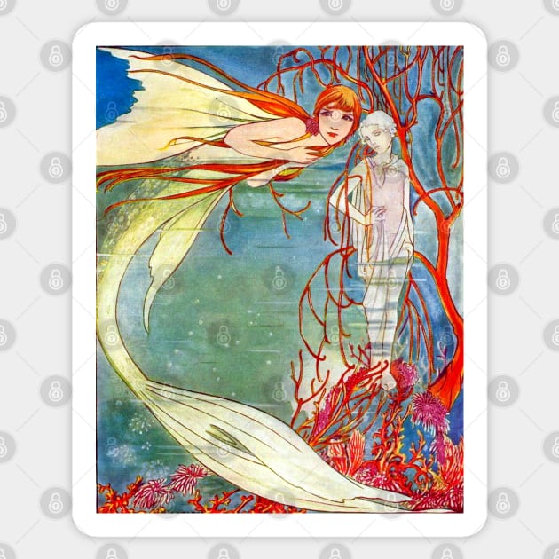 The Little Mermaid - Rie Cramer Sticker by forgottenbeauty